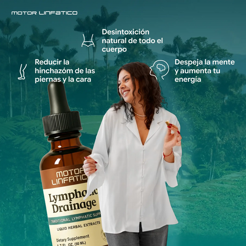 Gotas Motor Linfatico® | Desintoxicación Linfática de Forma Natural