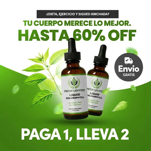 Gotas de Clorofila Motor Linfatico® | Desintoxicación Natural