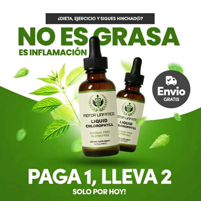 Gotas de Clorofila Motor Linfatico® | Desintoxicación Natural